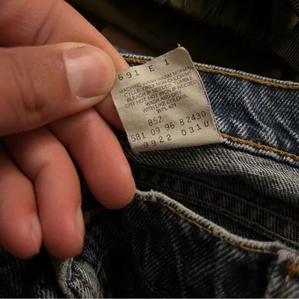 Vintage Levi’s Orange Tab 9922 Jeans (16 Short) (Made in USA 🇺🇸) 👖 - Picture 7 of 12